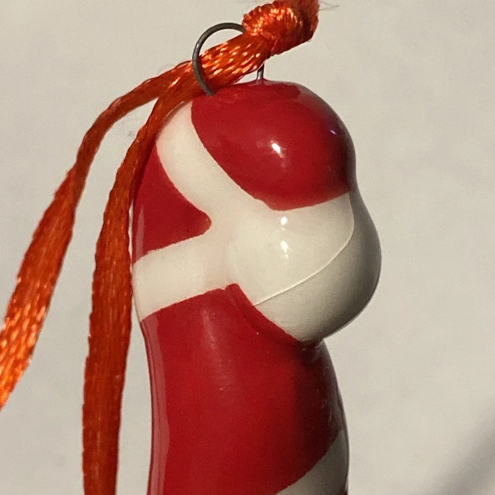 Set of 3 Johanna Parker Christmas  Ceramic Snowmen Ornaments Holiday Snowman